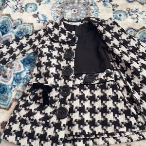 Toddler Dress w/ coat- two piece: 2T